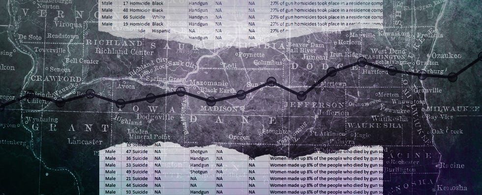 The Journal Sentinel set out to reveal the full picture of gun deaths in Wisconsin, obtaining and analyzing records from all but one of the state's 72 counties.