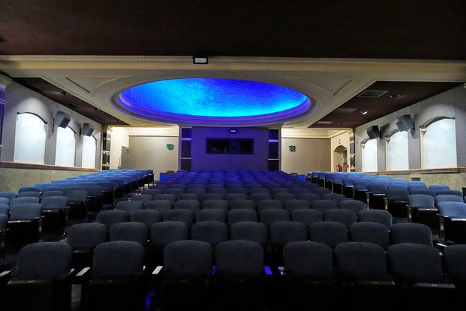 One of two side theaters at the Oriental Theatre on North Farwell Avenue in Milwaukee on Thursday, Nov. 2, 2023.