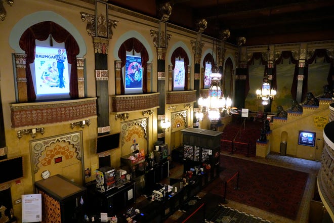 The lobby at the Oriental Theatre on North Farwell Avenue in Milwaukee on Thursday, Nov. 2, 2023.